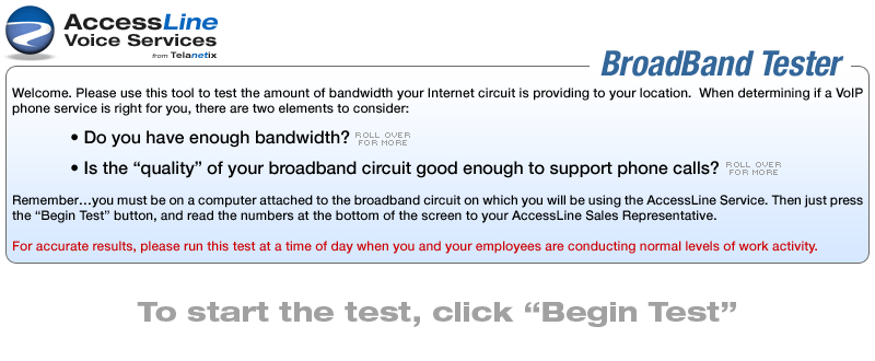 AccessLine Digital Phone Service